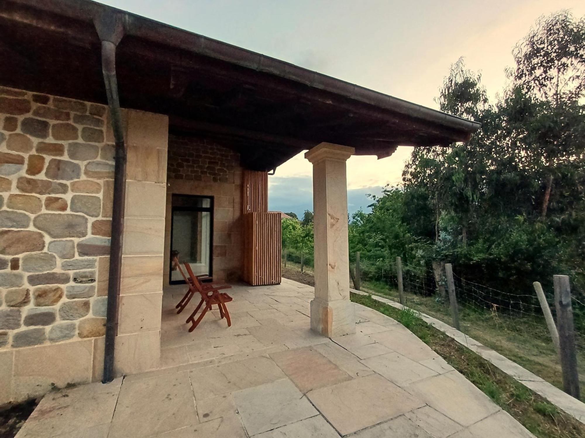 Amplio Apartamento Con Jardin En Casa Rural Haritza Con Vistas Al Mar Ea Exterior foto