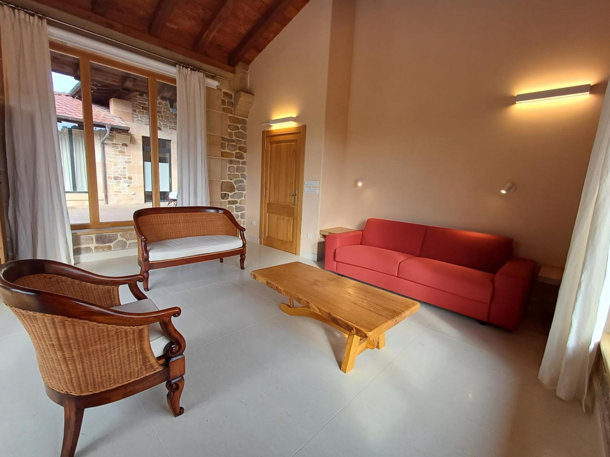 Amplio Apartamento Con Jardin En Casa Rural Haritza Con Vistas Al Mar Ea Exterior foto