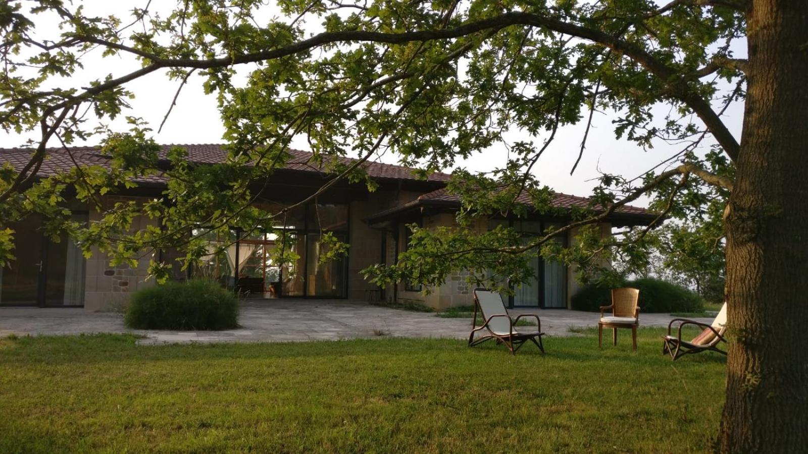 Amplio Apartamento Con Jardin En Casa Rural Haritza Con Vistas Al Mar Ea Exterior foto