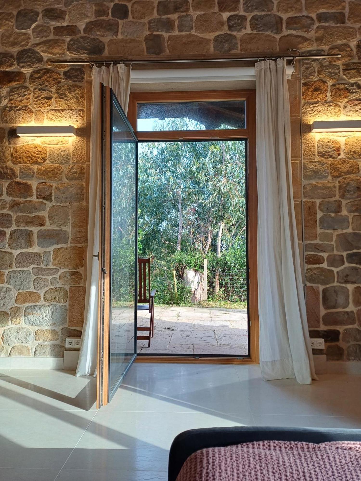 Amplio Apartamento Con Jardin En Casa Rural Haritza Con Vistas Al Mar Ea Exterior foto